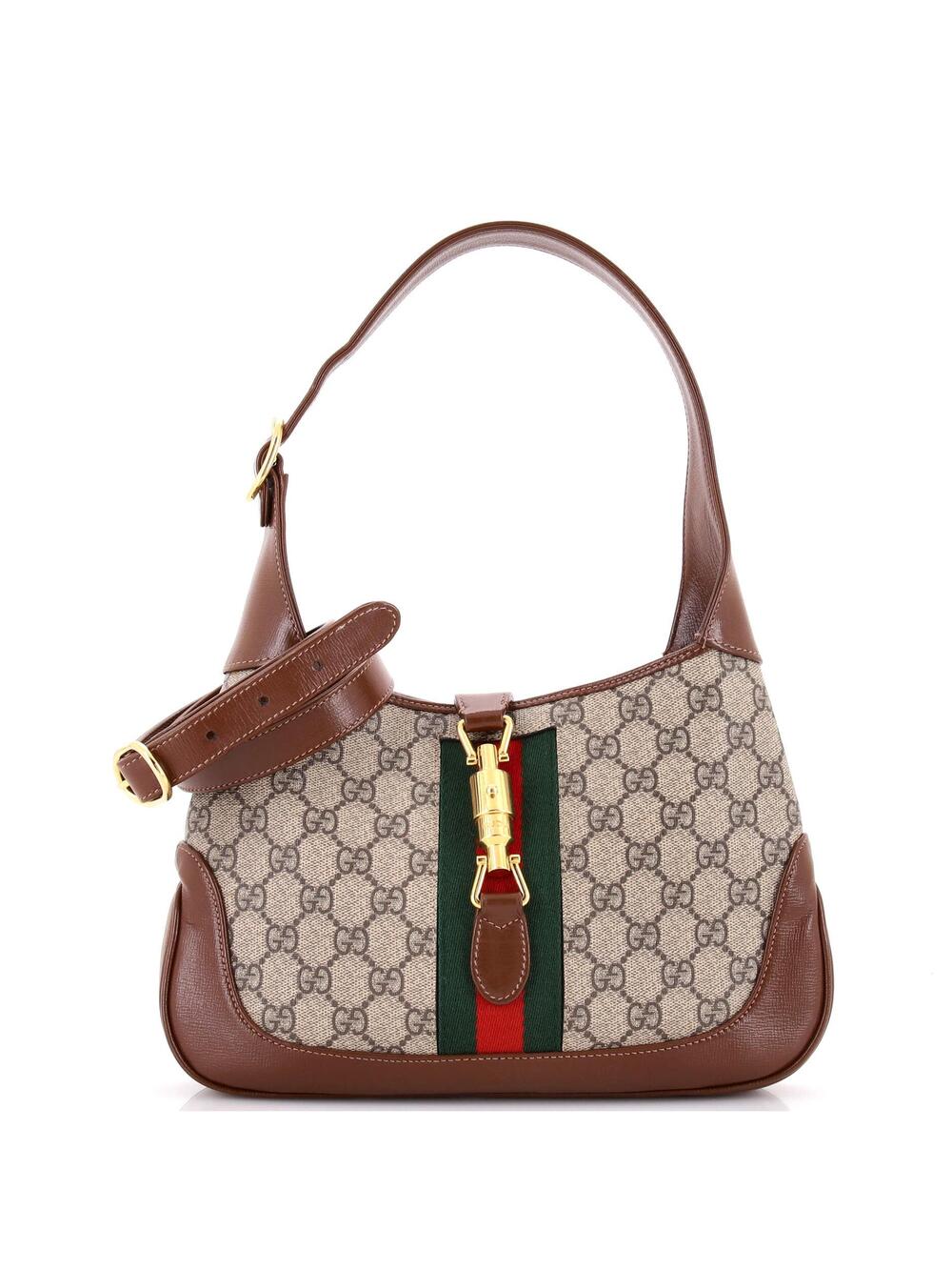 Gucci Jackie Hobo Gg Coated Canvas #365592G22B